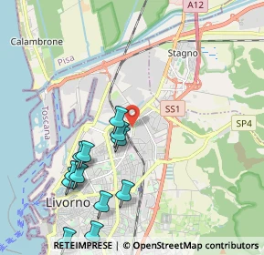 Mappa Via Don Giovanni Minzoni, 57121 Livorno LI, Italia (2.37917)