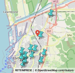 Mappa Via Don Giovanni Minzoni, 57121 Livorno LI, Italia (2.58462)