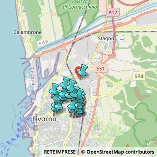 Mappa Via Don Giovanni Minzoni, 57121 Livorno LI, Italia (1.7995)