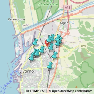 Mappa Via Don Giovanni Minzoni, 57121 Livorno LI, Italia (1.21714)