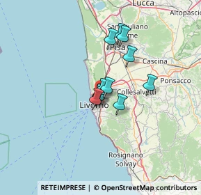 Mappa Via Don Giovanni Minzoni, 57121 Livorno LI, Italia (8.89636)