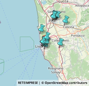 Mappa Via Don Giovanni Minzoni, 57121 Livorno LI, Italia (10.065)