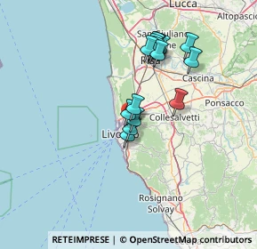 Mappa Via Don Giovanni Minzoni, 57121 Livorno LI, Italia (12.09333)