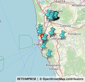 Mappa Via Don Giovanni Minzoni, 57121 Livorno LI, Italia (12.5605)