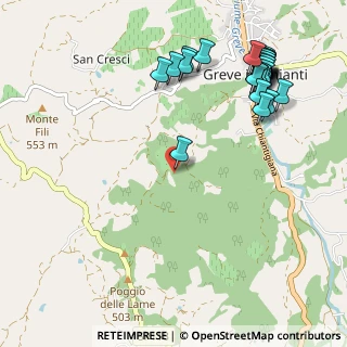 Mappa Località San Martino a, 50022 Greve in Chianti FI, Italia (1.375)