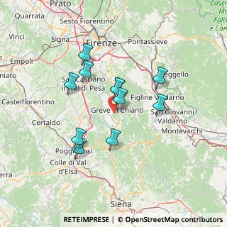 Mappa Località San Martino a, 50022 Greve in Chianti FI, Italia (12.03273)
