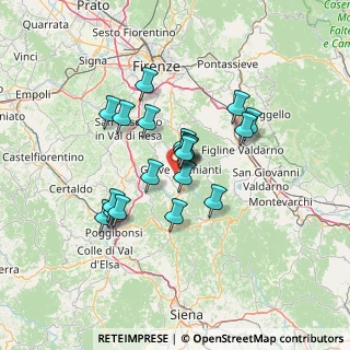Mappa Località San Martino a, 50022 Greve in Chianti FI, Italia (10.808)
