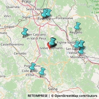 Mappa Località San Martino a, 50022 Greve in Chianti FI, Italia (15.5215)