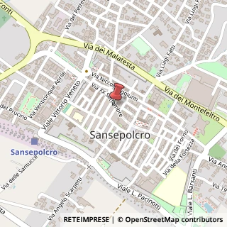 Mappa Via XX Settembre, 72, 52037 Sansepolcro, Arezzo (Toscana)