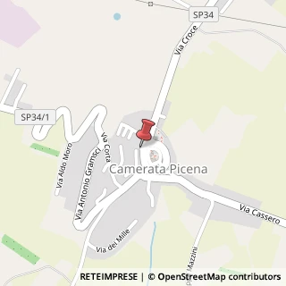 Mappa Via Giacomo Matteotti,  36, 60035 Camerata Picena, Ancona (Marche)