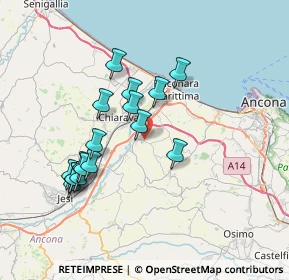 Mappa 60020 Camerata Picena AN, Italia (6.98706)