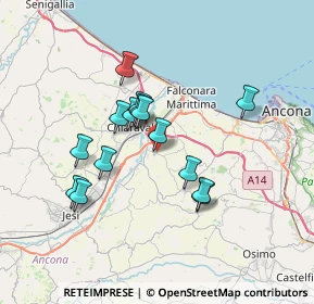 Mappa 60020 Camerata Picena AN, Italia (6.05267)