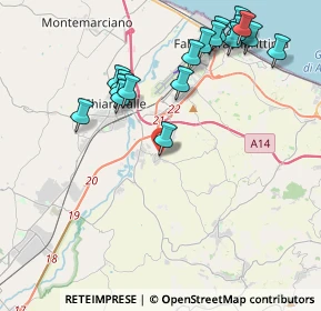 Mappa 60020 Camerata Picena AN, Italia (4.61167)