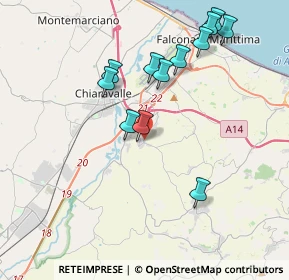 Mappa 60020 Camerata Picena AN, Italia (3.98083)