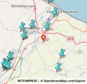 Mappa 60020 Camerata Picena AN, Italia (6.6505)