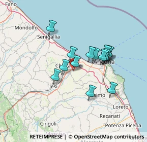 Mappa 60020 Camerata Picena AN, Italia (11.38933)