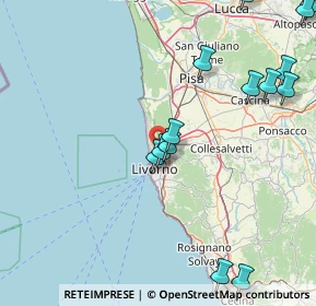 Mappa Via Leonardo da Vinci, 57123 Livorno LI, Italia (21.63857)