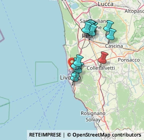 Mappa Via Leonardo da Vinci, 57123 Livorno LI, Italia (12.33933)