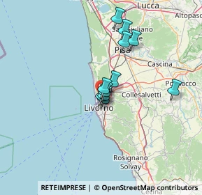Mappa Via Leonardo da Vinci, 57123 Livorno LI, Italia (10.09)