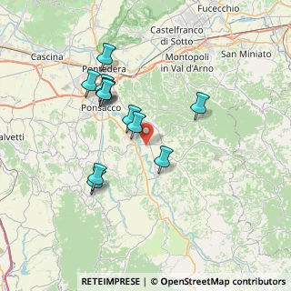 Mappa CAP, 56037 Peccioli PI, Italia (6.78833)