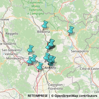 Mappa Via Guglielmo Marconi, 52010 Subbiano AR, Italia (10.77733)