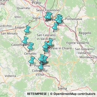Mappa Via Francesco Borromini, 50028 Barberino Tavarnelle FI, Italia (14.7865)