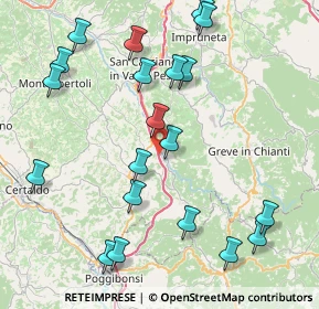 Mappa Via Caravaggio, 50028 Tavarnelle Val di Pesa FI, Italia (9.773)