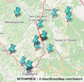 Mappa Via Caravaggio, 50028 Tavarnelle Val di Pesa FI, Italia (8.6055)