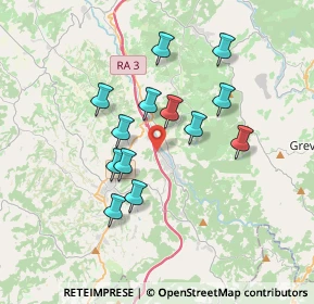 Mappa Via Caravaggio, 50028 Tavarnelle Val di Pesa FI, Italia (3.14)