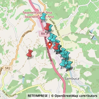 Mappa Via Caravaggio, 50028 Tavarnelle Val di Pesa FI, Italia (0.7115)