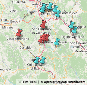 Mappa Via Caravaggio, 50028 Tavarnelle Val di Pesa FI, Italia (15.4025)