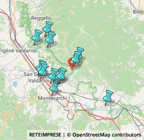 Mappa Area Naturale Le Balze, 52028 Terranuova Bracciolini AR, Italia (6.47538)