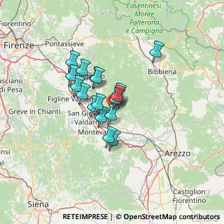 Mappa Area Naturale Le Balze, 52028 Terranuova Bracciolini AR, Italia (9.15889)