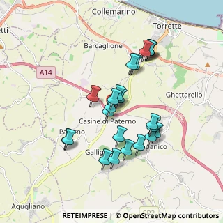 Mappa Via Casine di Paterno, 60131 Ancona AN, Italia (1.63478)