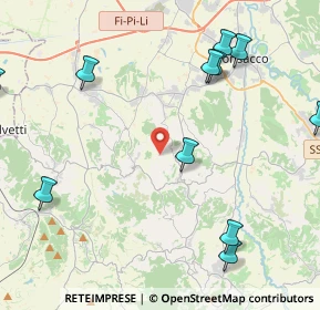 Mappa Via Torce e Malvento, 56035 Casciana Terme Lari PI, Italia (6.29846)