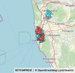 Mappa Via Luigi Galvani, 57123 Livorno LI, Italia (6.01364)