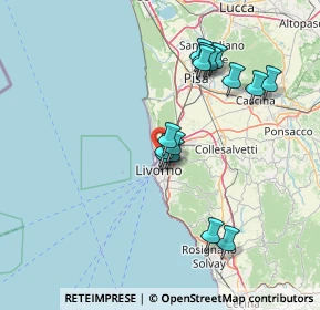 Mappa Via Luigi Galvani, 57123 Livorno LI, Italia (13.88267)