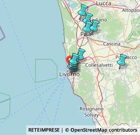 Mappa Via Luigi Galvani, 57123 Livorno LI, Italia (10.29364)