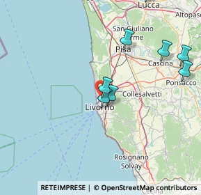 Mappa Via Luigi Galvani, 57123 Livorno LI, Italia (21.30636)