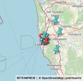 Mappa Via Luigi Galvani, 57123 Livorno LI, Italia (5.54692)