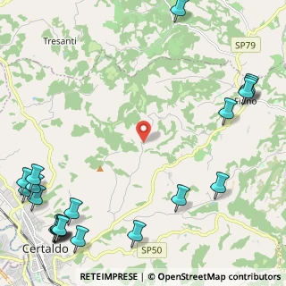 Mappa Via Scarpeto Pino, 50052 Certaldo FI, Italia (3.6605)