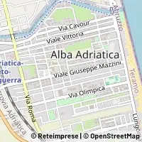 Térkép Alba Adriatica