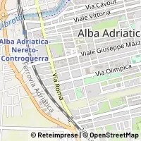 Karte Alba Adriatica