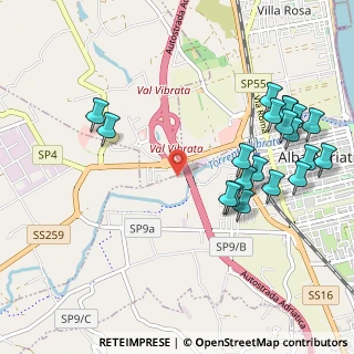Mappa Via Della Canala, 64014 Martinsicuro TE, Italia (1.245)