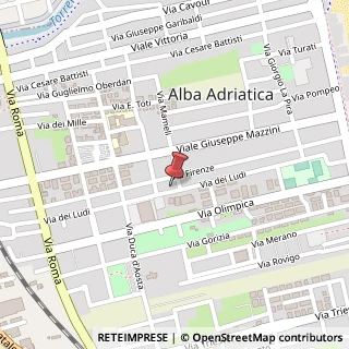 Mappa Via Olimpica, 48, 64011 Alba Adriatica, Teramo (Abruzzo)