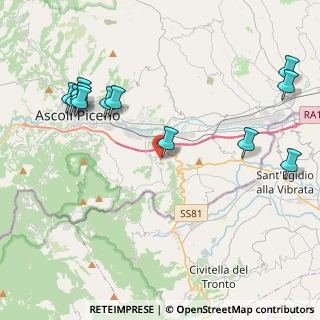 Mappa Viale Aosta, 63040 Folignano AP, Italia (5.22)