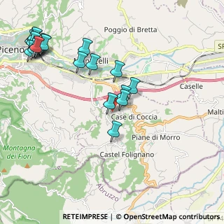 Mappa Viale Aosta, 63040 Folignano AP, Italia (2.654)