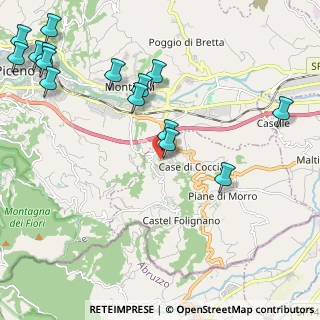 Mappa Viale Aosta, 63040 Folignano AP, Italia (2.90667)