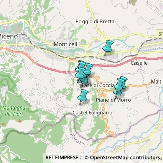 Mappa Viale Aosta, 63040 Folignano AP, Italia (1.02273)