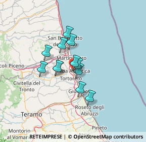 Mappa Via Firenze, 64011 Alba Adriatica TE, Italia (9.25667)